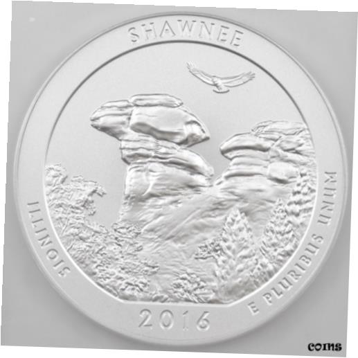 ڶ/ʼݾڽա ƥ    [̵] 2016-P 25C Shawnee NF Illinois 5 oz Silver Specimen Coin PCGS SP70 First Strike