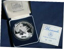 yɔi/iۏ؏tz AeB[NRC RC   [] 1988 $5 PROOF BERMUDA 5 OZ .999 SILVER COIN WITH CASE AND COA LOT 031002