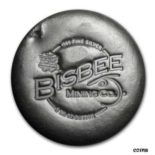  アンティークコイン コイン 金貨 銀貨  5 oz Silver Button - Bisbee - SKU #85653