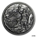  アンティークコイン コイン 金貨 銀貨  5 oz Silver Ultra High Relief Round - Dragon vs Vikings (w/Box) - SKU#206149