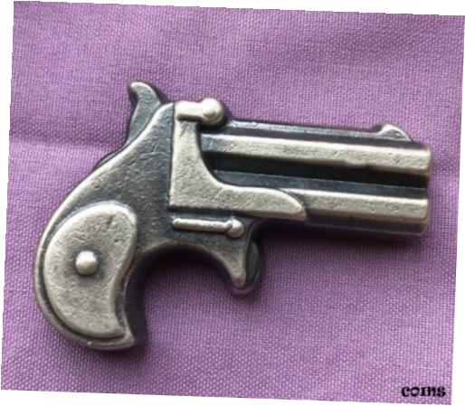 ڶ/ʼݾڽա ƥ    [̵] USA Made Poured 5 oz .999 Silver YPS LIMITED Derringer American AG-47 Pistol Bar