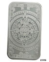 ゴールデン ステート ミント アステカ カレンダー 5 オンス シルバー バー GEM BU SKU61098Golden State Mint Aztec Calendar 5 oz Silver Bar GEM BU SKU61098