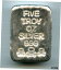 ڶ/ʼݾڽա ƥ    [̵] Skull &Crossbones 999 Silver 5 oz Troy Poured Bar Atlantis Mint Bullion - JK608