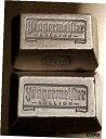 yɔi/iۏ؏tz AeB[NRC RC   [] Two 5 Oz Yeagermeister Bullion Poured Silver Bars Antiqued Yeagers Poured Silver