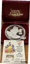 【極美品/品質保証書付】 アンティークコイン コイン 金貨 銀貨 [送料無料] Disney Snow White 5oz Silver DOC*1 of 5000*