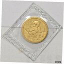中国 1989 5 元金 1/20 オンス ゴールド パンダ ミント プラスチック GL0222 コンバインに封入China 1989 5 Yuan gold 1/20 oz Gold Panda sealed in mint plastic GL0222 combine