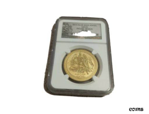 【極美品/品質保証書付】 アンティークコイン 金貨 2015 Isle Of Man Angel Gold 1 Oz Incuse Design With NGC PF69 [送料無料] #got-wr-009999-10582