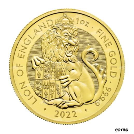 ڶ/ʼݾڽա ƥ  1 oz 2022 Royal Mint | The Tudor Beasts | Lion of England Gold Coin [̵] #gcf-wr-009999-1097