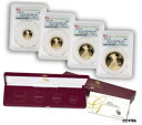 4 個セット 2021-W ゴールド イーグル タイプ 1 PCGS PR70DCAM アドバンス リリース OGPSet of 4 2021-W Gold E...
