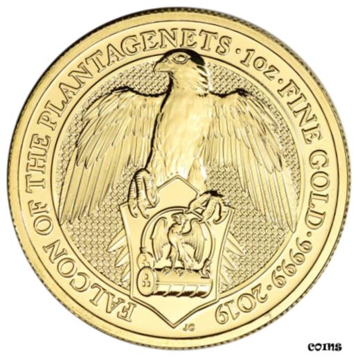 【極美品/品質保証書付】 アンティークコイン 金貨 2019 Great Britain Gold Queen's Beasts - Falcon ?100 - 1 oz - BU [送料無料] #gof-wr-009999-219