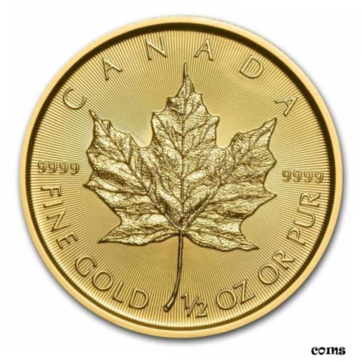 ڶ/ʼݾڽա ƥ  2022 Canada 1/2 oz Gold Maple Leaf BU - SKU#242372 [̵] #gof-wr-009999-369