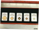 2013 ブリタニア 5 枚金貨セット グレード PF702013 Britannia 5 piece Gold Coin Set Graded PF70