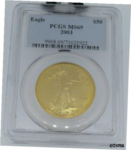 ڶ/ʼݾڽա ƥ  2003 $50 American Gold Eagle Coin - PCGS MS69 Certification# 71622922 [̵] #gct-wr-009999-948