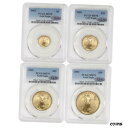 2002 アメリカン ゴールド イーグル PCGS MS70 22 カラット コイン 4 枚セット $50 $25 $10 $5 EagleSet of 4 2...