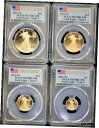 2021-W ゴールド イーグル PCGS PR 70 DCAM タイプ 2 ファースト ストライク 4 ピース AGE 1/10 1/4 1/2 & 1 オン...