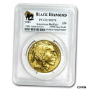 【極美品/品質保証書付】 アンティークコイン 金貨 2016 1 oz Gold Buffalo MS-70 PCGS (Black Diamond) - SKU#117493 [送料無料] #got-wr-009999-972