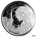 2021 スコッツデール ミント ガーナ エイリアン シルバー コイン - 1オンス2021 Scottsdale Mint Ghana Alien Silver Coin - 1oz(3)