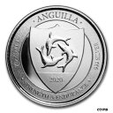 2020 アンギラ紋章 1 オンス シルバー BU - SKU#2172032020 Anguilla Coat of Arms 1 oz Silver BU ...