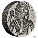 yɔi/iۏ؏tz AeB[NRC RC   [] 2016 5 oz Republic of Chad Egyptian Relic Series King Tut .999 Silver Coin (BU)