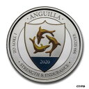 2020 アンギラ紋章 1 オンス シルバー (色付き) - SKU#2172052020 Anguilla Coat of Arms 1 oz Silver ...