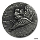  アンティークコイン コイン 金貨 銀貨  2019 2 oz Silver Coin - Biblical Series Samson Slays the Lion - SKU#185987