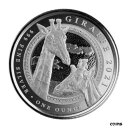 2021 赤道ギニア キリン 1 オンス シルバー プルーフ ライク Fr.1,000 コイン プレセール2021 Equatorial Guinea Gira...