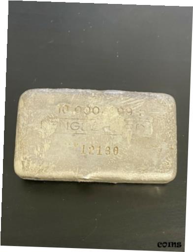 ڶ/ʼݾڽա ƥ  10oz Engelhard Silver Old Cast Loaf Bar X8 Error Prefix 3rd Series RARE [̵] #sof-wr-010022-711