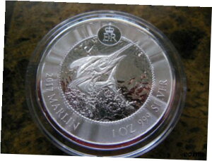 2017 ブルーマーリン 1オンス.999 上質銀貨 ケイマン諸島 ミントコンディション2017 BLUE MARLIN 1 oz. .999 Fine Silver Coin Cayman Islands Mint Condition