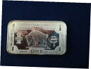 yɔi/iۏ؏tz AeB[NRC RC   [] Silver Bison with Blank Reverse Variation Silver Art Bar E7615