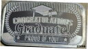  アンティークコイン コイン 金貨 銀貨  2022 Congratulations Graduate Proud of You 1 oz Silver Bar Coin