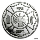 贈り物! 1 オンス 999 FN シルバー 消防士、彫刻可能なリバース Rd+AT Hldr+エクストラ付き!Gift! 1-oz 999 FN SILVER...