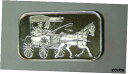 yɔi/iۏ؏tz AeB[NRC RC   [] Old West Horse and Buggy 1 oz .999 Fine Silver Bar SilverTowne (41421)