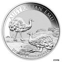 yɔi/iۏ؏tz AeB[NRC RC   [] 2020 p 1 oz .999 silver coin Australian EMU Perth Mint in capsule