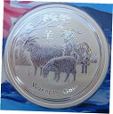 yɔi/iۏ؏tz AeB[NRC RC   [] 2015 2 oz. Australian Year of the GOAT Lunar coin .999 fine silver