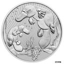 2021 オーストラリアン カモノハシ 2オンス シルバー ミンテージ 75,000 次世代2021 Australian Platypus 2oz Silver Mintage 75,000 Next Generation