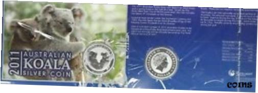  アンティークコイン コイン 金貨 銀貨  KOALA 2011 Australien 1 Dollar .999 silver in a original card / blister CoA