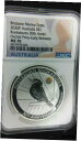 yɔi/iۏ؏tz AeB[NRC RC   [] 2020P Australia Kookaburra Orchid Privy, 30th Anniv, 1 oz silver, NGC MS70