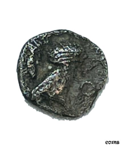 【極美品/品質保証書付】 アンティークコイン コイン 金貨 銀貨 [送料無料] 400-350 BC Attica Athens AR Hemiobol the smallest Athena & Owl SMALLEST OWL EVER