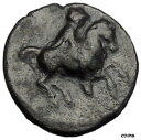 yɔi/iۏ؏tz AeB[NRC RC   [] KRANNON in THESSALY 350BC Horseman Bull Authentic Ancient Greek Coin i49158