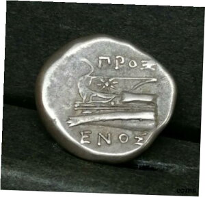 古代ギリシャ ビテュニア キオス シルバー ヘミドラクム 治安判事 プロクセノス 紀元前 350 〜 300Ancient Greece Bithynia Kios Silver Hemidrachm Magistrate Proxenos 350-300 BC