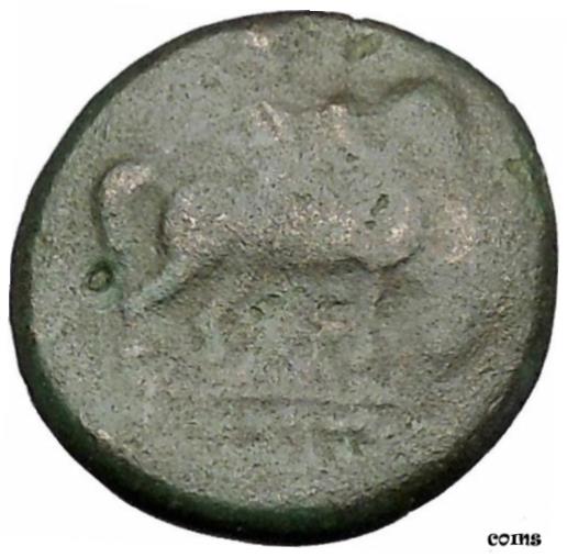 ڶ/ʼݾڽա ƥ    [̵] Odessos in Thrace 200BC Ancient Greek Coin Great God Heros riding Horse i47346