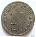 10 フェニヒ 1888 E IN 未流通10 Pfennig 1888 E IN Uncirculated(3)