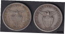  アンティークコイン コイン 金貨 銀貨  1903 2pcs - 20 Centavos US Philippine United States of America Silver Coin #C6