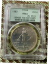 【極美品/品質保証書付】 アンティークコイン 硬貨 US PHILIPPINES ONE PESO 1903 PROOF PCGS PR 63 OLD GREEN HOLDER NICE SCARCE 送料無料 oot-wr-010071-632