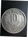 ワールドシルバーメキシコアラモス。 1903 CnQ 10 センタボス銀貨 KM 404 素敵な詳細World Silver Mexico Alamos. 19...