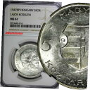 yɔi/iۏ؏tz AeB[NRC RC   [] Hungary Lajos Kossuth Silver 1947 BP 5 Forint 1 Year NGC MS61 KM# 534a (16)