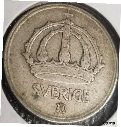 ڶ/ʼݾڽա ƥ    [̵] 1947 SWEDEN 50 ORE - Excellent Coin See Store For More Great Coins Combined Ship