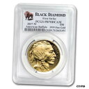 【極美品/品質保証書付】 アンティークコイン 金貨 2017-W 1 oz Proof Gold Buffalo PR-70 PCGS (FS, Black Diamond) - SKU #102945 [送料無料] #got-wr-010165-187