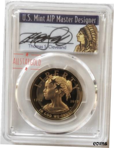  アンティークコイン 硬貨 2017-W $100 American Liberty High Relief PCGS PR70 (FS)THOMAS CLEVELAND pop 10  #oot-wr-010165-296