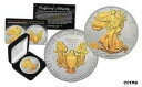 2016 アメリカン 1オンス シルバー イーグル ミックスメタル 24KT ゴールド、シルバーマット背景付き2016 American 1oz Silver Eagle MIXED-METALS 24KT GOLD with Silver MATTE Backdrop